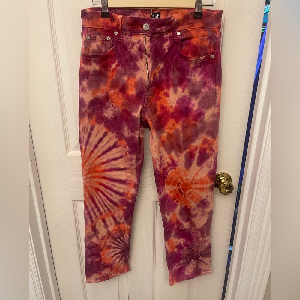 Gap size 4 tye dyed jeans